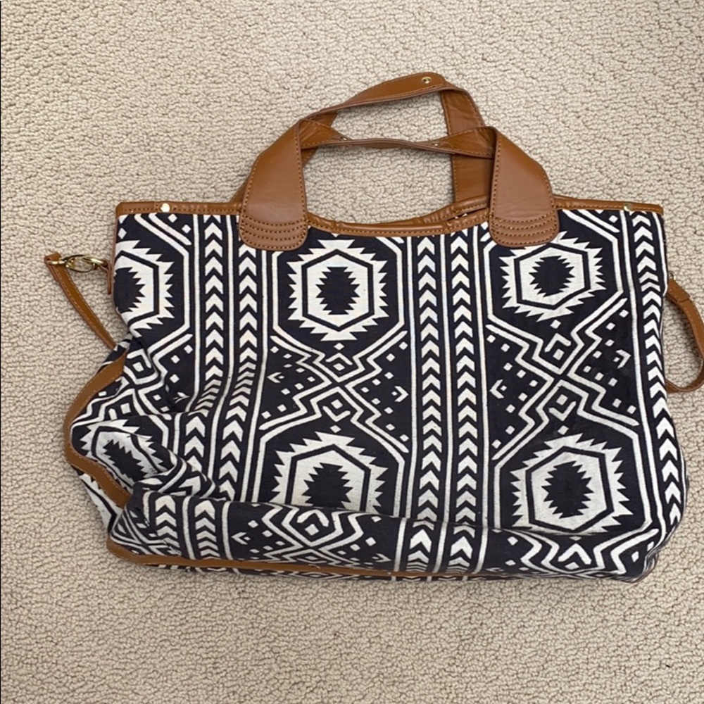 Steven printed tote bag